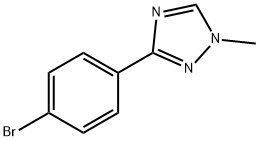3-(4-Bromophenyl)-1-Methyl-1H-1,2,4-Triazole Structure