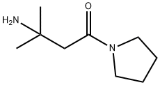 3-amino-3-methyl-1-(1-pyrrolidinyl)-1-Butanone Structure