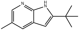 2-(tert-butyl)-5-methyl-1H-pyrrolo[2,3-b]pyridine Structure