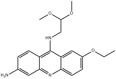 N9-(2,2-Dimethoxyethyl)-7-ethoxyacridine-3,9-diamine Structure