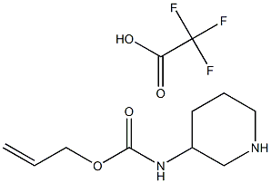 Piperidin-3-yl-carbamic acid allyl ester trifluoroacetate Structure