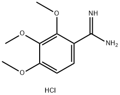 2,3,4-Trimethoxybenzimidamide hydrochloride Structure