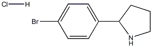 2-(4-Bromo-phenyl)-pyrrolidine hydrochloride Structure