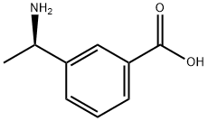 3-((1R)-1-AMINOETHYL)BENZOIC ACID Structure