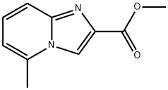5-메틸-이미다조[1,2-a]피리딘-2-카르복실산메틸에스테르 구조식 이미지