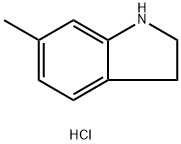 6-Methyl-2,3-dihydro-1H-indole hydrochloride 구조식 이미지