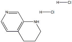 1,2,3,4-Tetrahydro-[1,7]naphthyridine dihydrochloride 구조식 이미지