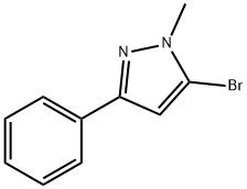 5-bromo-1-methyl-3-phenyl-1H-pyrazole Structure