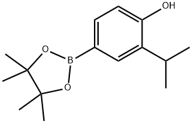 4-Hydroxy-3-isopropylphenylboronic acid pinacol ester 구조식 이미지