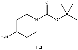 tert-butyl4-aminopiperidine-1-carboxylate 구조식 이미지