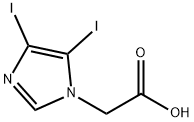 2-(4,5-diiodo-1H-imidazol-1-yl)acetic acid Structure