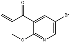 1-(5-bromo-2-methoxypyridin-3-yl)prop-2-en-1-one Structure