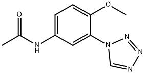 N-[4-methoxy-3-(1H-tetrazol-1-yl)phenyl]acetamide Structure