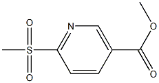 Methyl 6-(methylsulfonyl)nicotinate Structure