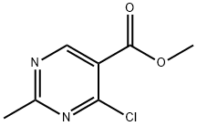 methyl 4-chloro-2-methylpyrimidine-5-carboxylate 구조식 이미지