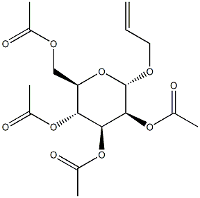 Allyl 2,3,4,6-tetra-O-acetyl-alpha-D-mannopyranoside 구조식 이미지