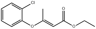 ethyl (2E)-3-(2-chlorophenoxy)but-2-enoate 구조식 이미지