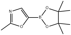 2-methyl-5-(4,4,5,5-tetramethyl-1,3,2-dioxaborolan-2-yl)Oxazole 구조식 이미지