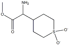 Methyl 2-Amino-2-(1,1-dioxido-4-tetrahydrothiopyranyl)acetate Structure