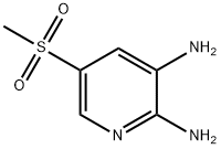 5-(methylsulfonyl)pyridine-2,3-diamine Structure
