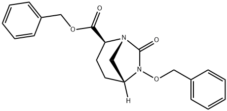 (5R)-benzyl 6-(benzyloxy)-7-oxo-1,6-diaza-bicyclo[3.2.1]octane-2-carboxylate Structure