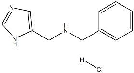 N-((1H-Imidazol-5-Yl)Methyl)-1-Phenylmethanamine Hydrochloride Structure
