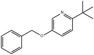5-(benzyloxy)-2-tert-butylpyridine 구조식 이미지
