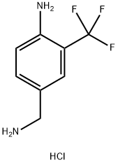 4-(Aminomethyl)-2-(trifluoromethyl)aniline Hydrochloride 구조식 이미지