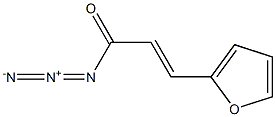 furan-2-acrylic acid azide 구조식 이미지