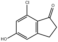 7-Chloro-5-hydroxy-2,3-dihydro-1H-inden-1-one Structure