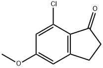 7-Chloro-5-methoxy-indan-1-one 구조식 이미지