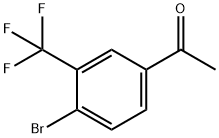 4'-Bromo-3'-(trifluoromethyl)acetophenone 구조식 이미지