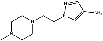 1-(2-(4-methylpiperazin-1-yl)ethyl)-1H-pyrazol-4-amine Structure