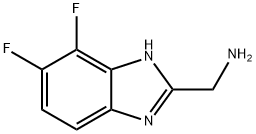 (4,5-difluoro-1H-benzo[d]imidazol-2-yl)methanamine 구조식 이미지