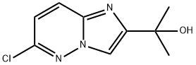 2-(6-chloroimidazo[1,2-b]pyridazin-2-yl)propan-2-ol Structure