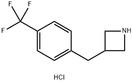 3-[[4-(TrifluoroMethyl)phenyl]Methyl]azetidine HCl 구조식 이미지