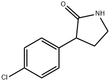 3-(4-chlorophenyl)pyrrolidin-2-one Structure