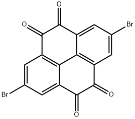 2,7-디브로모피렌-4,5,9,10-테트라온 구조식 이미지