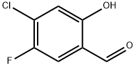 4-Chloro-5-fluoro-2-hydroxy-benzaldehyde Structure