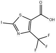 2-Iodo-4-(trifluoromethyl)thiazole-5-carboxylic acid Structure