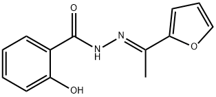 N'-[1-(2-furyl)ethylidene]-2-hydroxybenzohydrazide 구조식 이미지