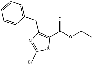 Ethyl 4-benzyl-2-bromothiazole-5-carboxylate Structure