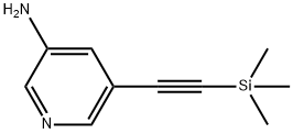5-(2-(trimethylsilyl)ethynyl)pyridin-3-amine Structure