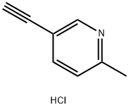 5-ethynyl-2-methylpyridine hydrochloride 구조식 이미지