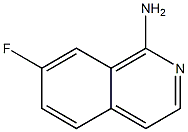 7-Fluoroisoquinolin-1-amine 구조식 이미지