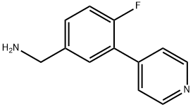 4-fluoro-3- (4-pyridyl) - benzylamine Structure