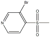 3-bromo-4-(methylsulfonyl)pyridine 구조식 이미지