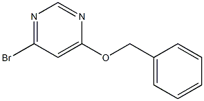4-(benzyloxy)-6-bromopyrimidine 구조식 이미지