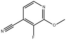 3-Fluoro-2-methoxyisonicotinonitrile 구조식 이미지