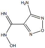 4-amino-N-hydroxyfurazan-3-carboxamidine 구조식 이미지